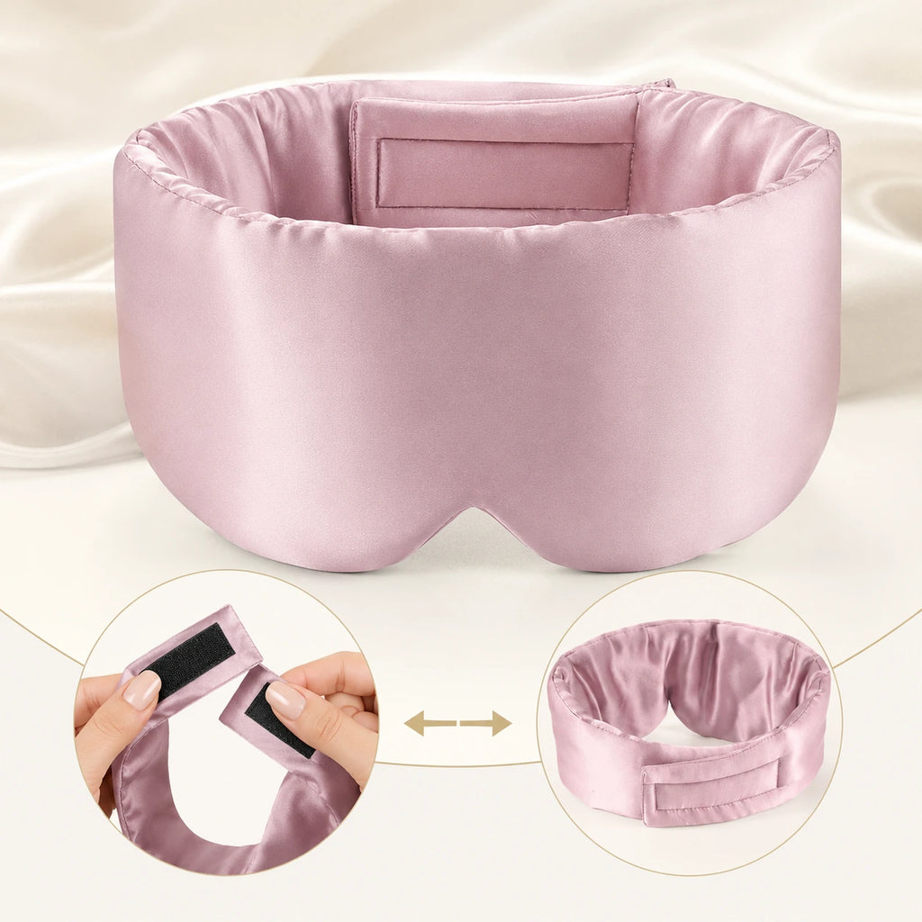 Aloirae soft sleep mask with adjustable back closure
