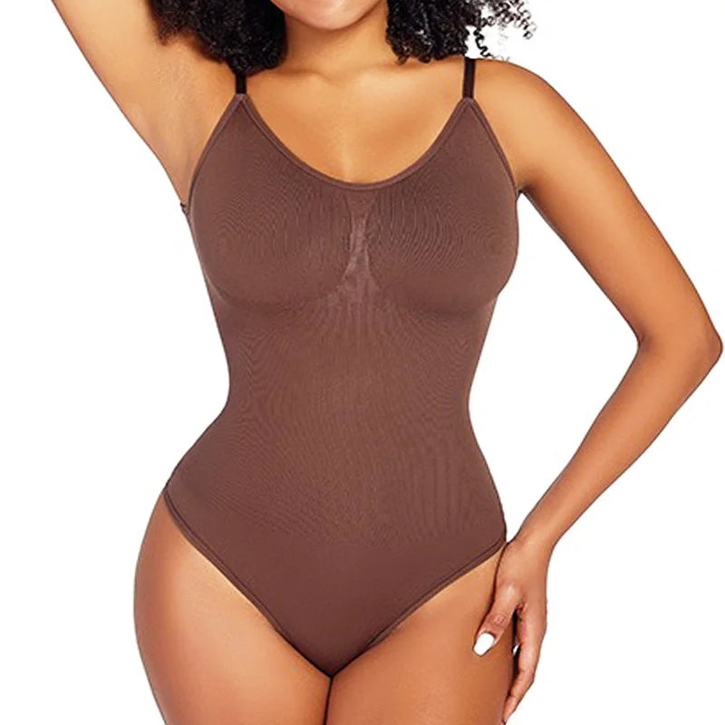 Aloirae Soft Ribbed Support Bodysuit