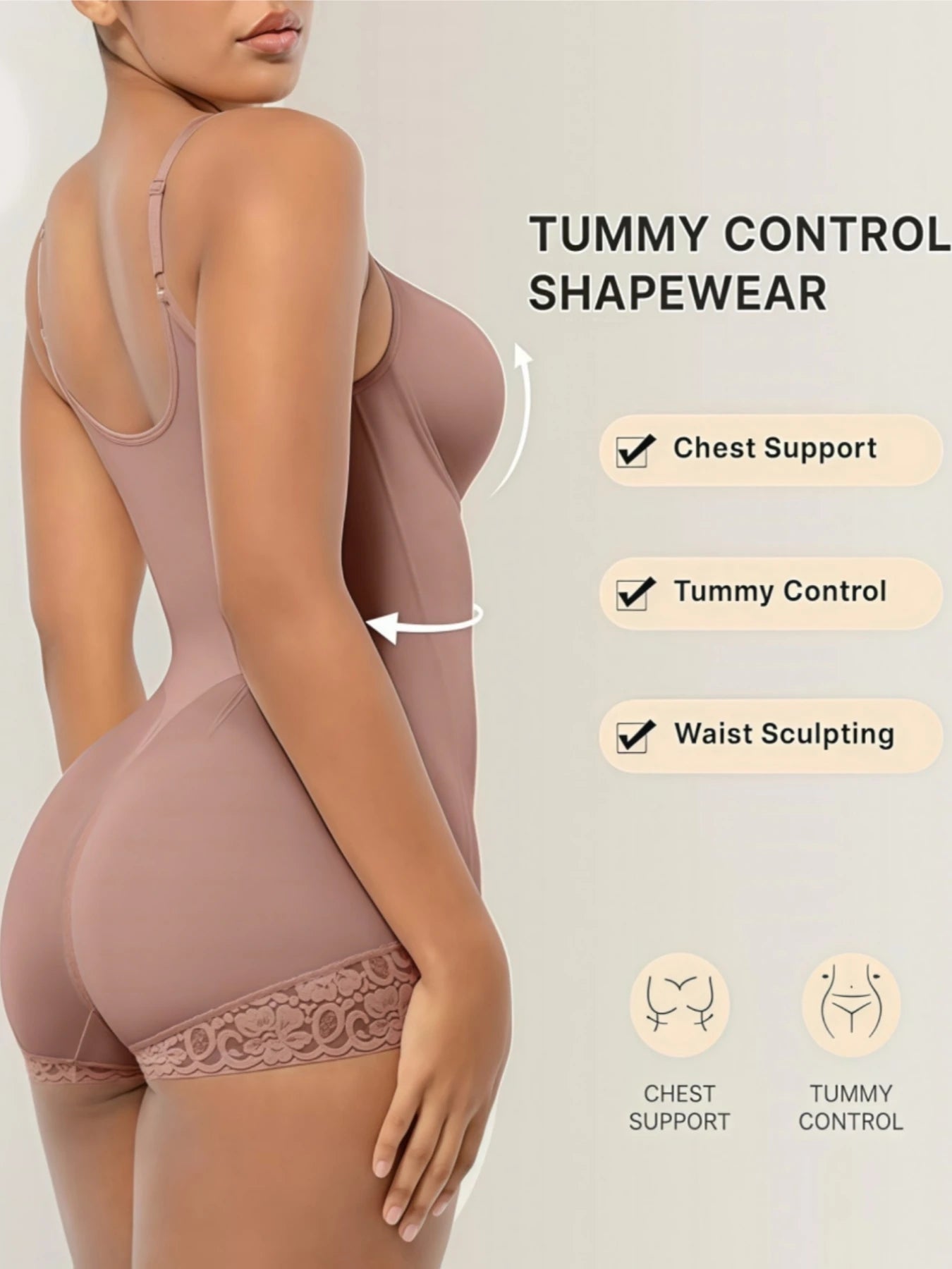 Aloirae Smooth Support Full Bodysuit