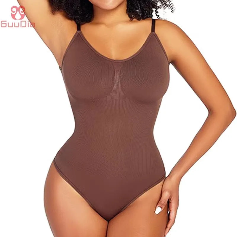 Aloirae Soft Ribbed Support Bodysuit