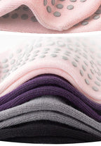 Aloirae Soft Grip Pilates Socks — 4 Pair Set