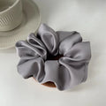 Aloirae soft satin scrunchie set in neutral colors
