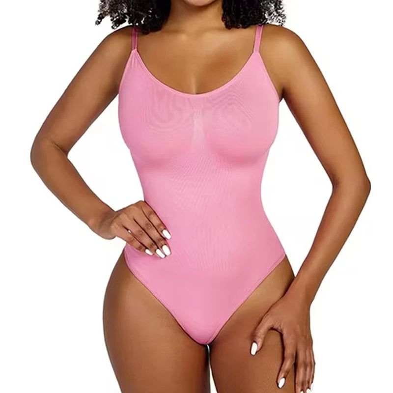 Aloirae Soft Ribbed Support Bodysuit