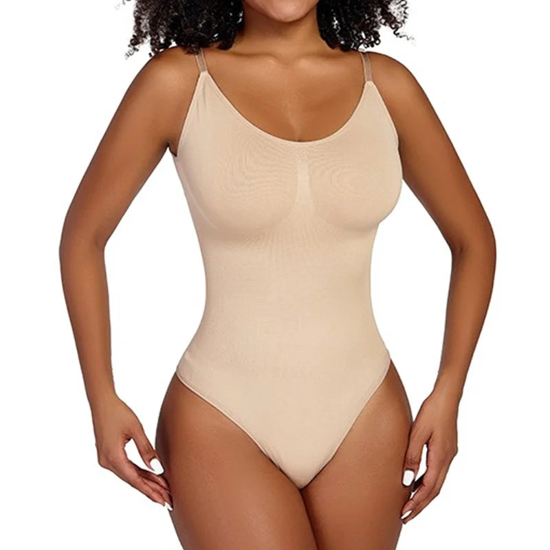 Aloirae Soft Ribbed Support Bodysuit